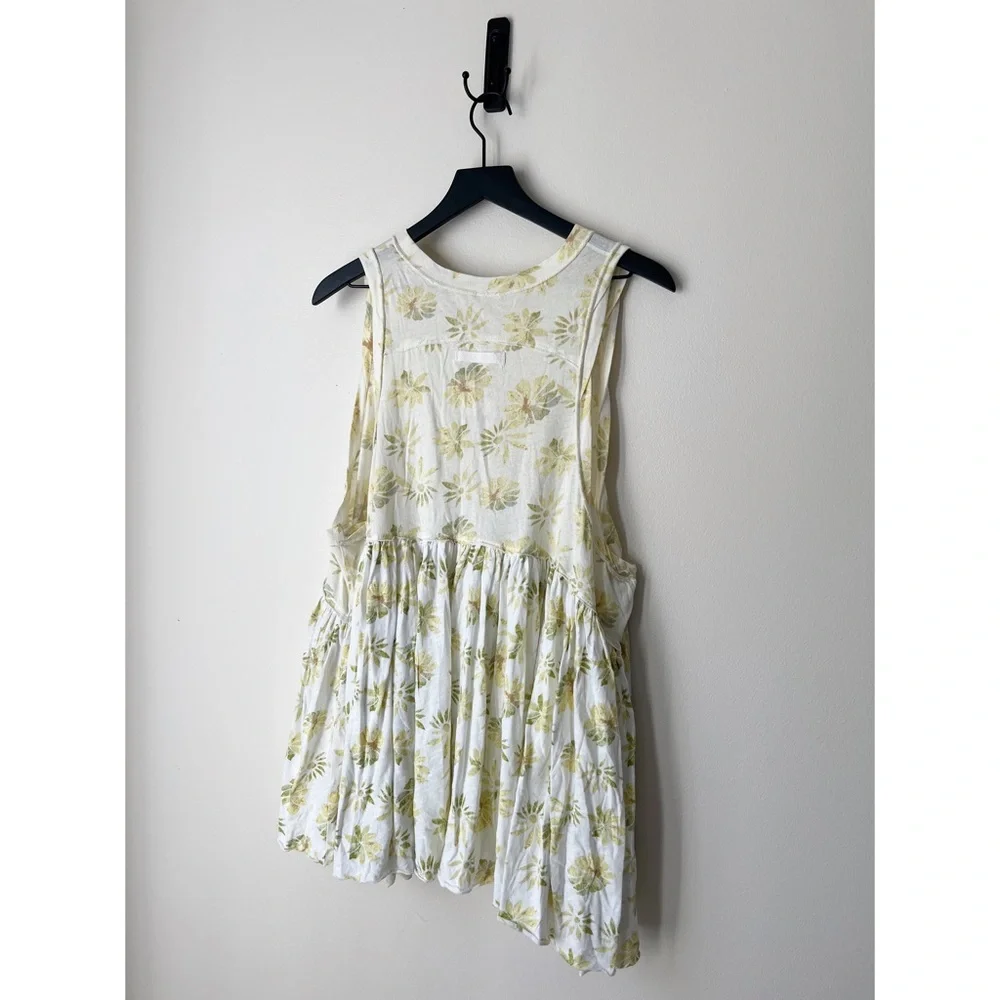 free people • madison floral longline tank top - Picture 3 of 4